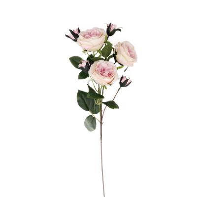 China New style minimalist home decoration desktop flower artificial flower roses for wholesale for sale