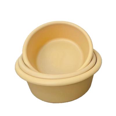 China High Quality Sustainable Different Size Bathroom PP Round Sink For Foot Face Hand for sale