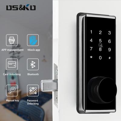 China Anti-peep code smart wireless automatic key airbnb digital key deadbolt interior door lock automatic motorized lock for sale