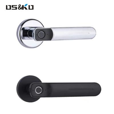 China App zinc alloy interior ttlock digital fingerprint security door knob lock for home for sale