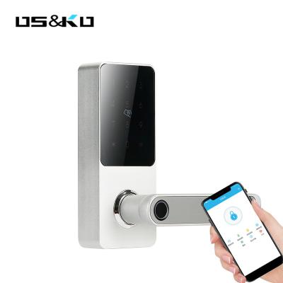 China Hotel/Office/School/Home/Apartment/Long Term Hotel Smart Biometric Fingerprint Lock with Digital Password RFID Card Key Electronic Fingerprint Smart Door Lock for sale