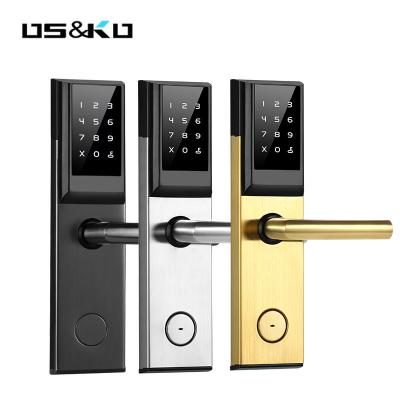 China Office/school/home/apartment hotel electronic locks/hotel password elock hotel door lock system rf long term remote control keyless card for sale