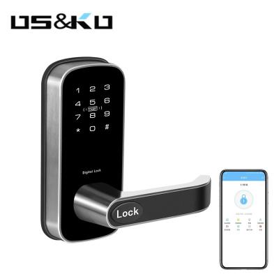 China Anti-peep Code App Unlocking Password Cylinder Keypad Smart Door Lock for sale