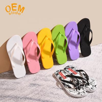 China High Quality Slippers Flip Flops Customer Eva Slippers Flip Flops Manufacturers of Flip Flop Man Two Fashion Trend Printing Straps for sale