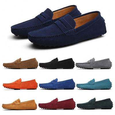 China Anti-Slippery Unisex Moccasin Sepatu Loafers Tassel Shoes Latest Loafer Suede Training Shoes For Men Loafer for sale