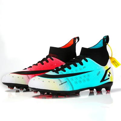 China Cheap soccer shoes men printed predator turf cleats original foot ball shoes boots soccer shoes for women 2022 for sale