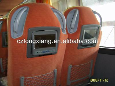 China Fabric artificial leather evobus bus seat with TV for sale