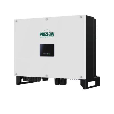 China PRESOW Industrial Residential High Reliability 20Kw 25Kw Dual Mppt 3 Phase Three Phase On Grid Solar Power Inverter for sale