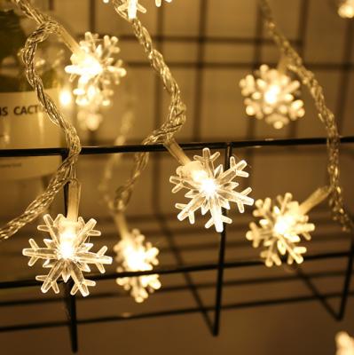 China 3/6/10/20/50M USB/Battery/Plug LED Snowflake String Lights for Home Decor for sale