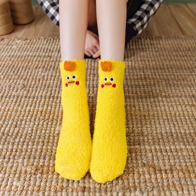 China 2022 New Designer Fleece Girl Warm Winter Women Woman Winter Men's Funny Cotton Viable Wholesale Men's Unisex Slipper Socks Manufacturer for sale