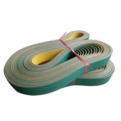 China Building Material Stores High Speed ​​Green Yellow Flat Nylon Transmission Belt for sale