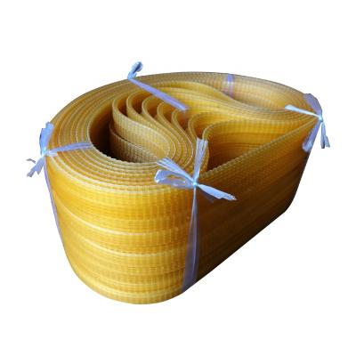 China Aramid Material Fiber Poly V 4PJ690 PU Belt Non Slippery For Cutting Machine for sale