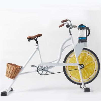 China Beverage Fruit EXI Non-electric beach pedal bike /commercial fruit and vegetable smoothie bike for sale