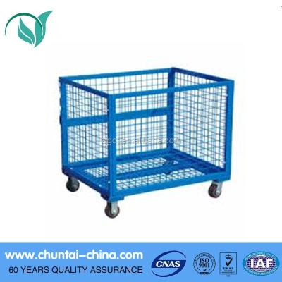 China Best Selling Stackable Metal Storage Cage With Wheels for sale