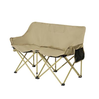 China Modern Yijie  Double Seat Structure 600d Oxford Fabric Comfortable Fit Outdoor Double Camping Chair for Outdoor Travel Camping for sale