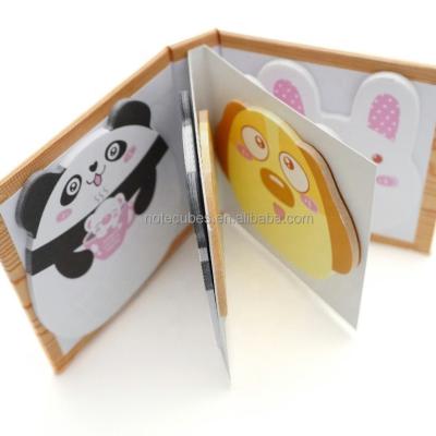 China Financial Institutions Cartoon Shaped Assorated Sticky Pads With Hard Cover for sale