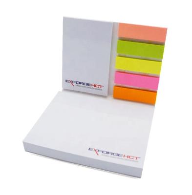 China 5 paper flags self adhesive sticky notes with soft cover for sale