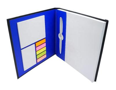 China Blue Note Self Adhesive Book with Sticky EVA Notes and Pen Holder for sale