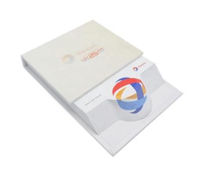 China Self Adhesive White 3D Lenticular Hard Cover Memo Pad With for sale