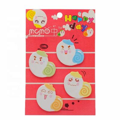 China 3030 Self Adhesive Cartoon Shaped Sticky Flags with Bottom Map for sale