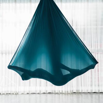 China Wholesale Colorful High End Nylon Flying Nylon High End Soft Exercise Air Swing Yoga Anti-Gravity Aerial Hammock for sale