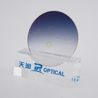 China Hot Sale Single Vision Summer Sun Lenses RX Lab Customized Tinting Service Prescription Lens With Colors for sale