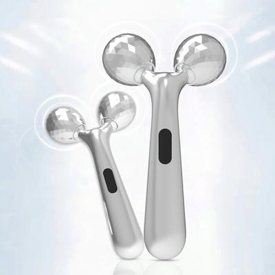 China Single 3D Beauty Instrument Roller Face Massager Beauty Instrument Lift Massage Male And Female Eye Massager Manual for sale