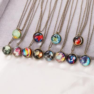 China European and American border cosmic starry luminous female personality sky jewelry religious explosive creative article for sale