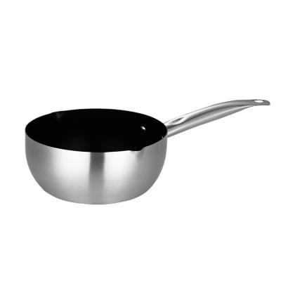 China Viable All Steel Handle Snow Pan Frying Pan Multifunctional Durable Non-Stick Pan for sale