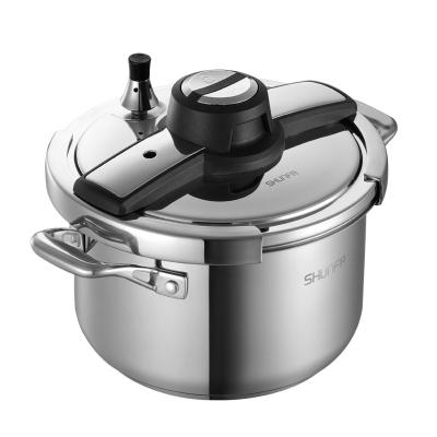 China Wholesale 304/201/202 Stainless Steel Triple Heating Gas Induction Rice Cooker Stainless Steel Pressure Cooker Same High With Sealing Ring for sale