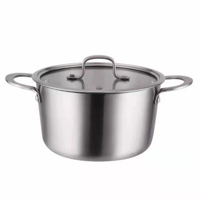 China Sustainable 304 Stainless Steel Steamer Pot Soup Pot for sale