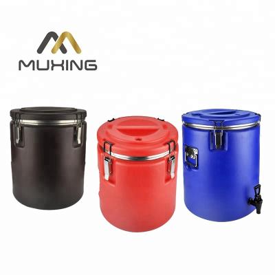 China Plastic Single Bar Design 30-60 Heat Preservation Stainless Steel Thermos Barrel for sale