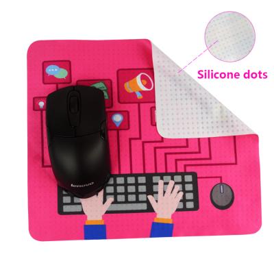 China Cartoon microfiber mouse pads in different shapes for sale