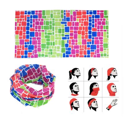 China Cheap Wholesale Microfiber Polyester Bandanas Multifunctional Tubular 100% Headwear for sale