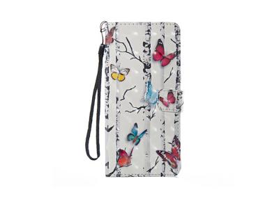 China PU Samsung Galaxy Note 8 Case Butterflies Image Anti - Skid Wear Resistant for sale