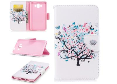 China Colorful Tree Pu Leather Phone Case Mixed Color With Multi Function For Huawei for sale