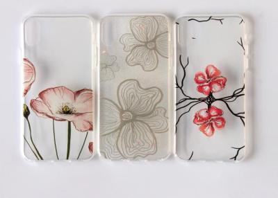 Chine Cas UV de téléphone de l'iPhone X de conception de fleur d'impression/couverture mobile mince peau de Tpu à vendre