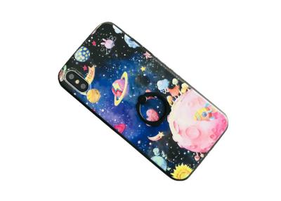 China Iphone TPU / PC Cell Phone Back Cover With UV Printing Design Scratch Resistance for sale