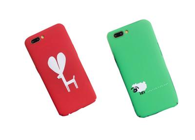 Chine Couverture animale mignonne de téléphone de PC de couleur rouge et verte pour Oppo/Iphone X à vendre