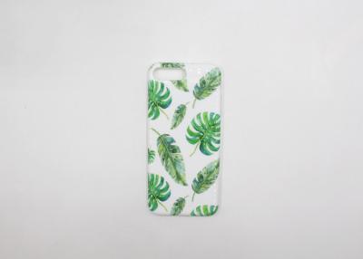 China Decoração verde IMD da folha com casos do telefone celular de TPU Apple para Smartphone à venda