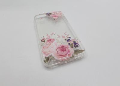 China Washable Anti-dust Cell Phone Back Cover For Iphone 8 X ,Transprent Tpu Imd Flower for sale