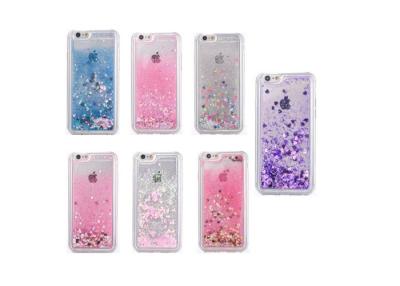 China Glitter Powder TPU Samsung Galaxy Cell Phone Cases , Pink Galaxy S8 / S8 PLUS Case for sale