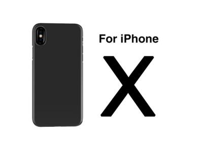 Κίνα Δροσίστε το μαύρο iPhone Χ PC χρώματος σκληρό αντίσταση ολισθήσεων τηλεφωνικής περίπτωσης κινητό τηλέφωνο Shell προς πώληση