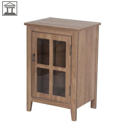 China (Other) Furnishings Adjustable Bed Room Set Luxury Glass Door Night Stand for sale