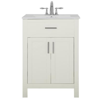 China Modern RTA Furniture Hot Sale PVC Assembly Cabinet Home Ready To Assembly Bathroom Vanity for sale