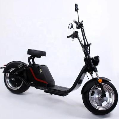 China EEC/COC Citycoco Unisex Electric Scooter 1500W Motor With Removable Lithium Battery For EU Homologation Road Legal for sale