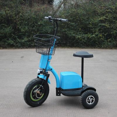 China 2022 China 500w 48v20ah 3 Wheel Power Charging Mobility Scooter Unisex Wholesale Adult Three Wheel Electric Tricycle Mobility Scooter for sale