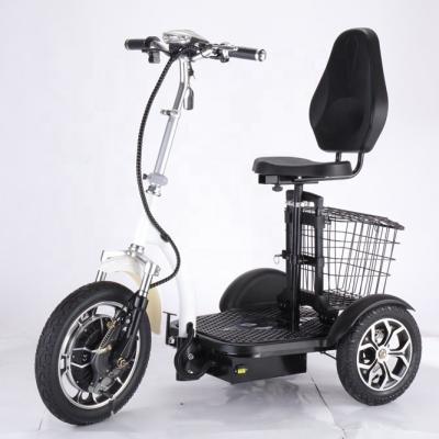 China Hot Selling 48V Unisex 500W 800w Handicapped Foldable Handicapped Electric Tricycle 3 Wheel Mobility Scooter For Adults for sale