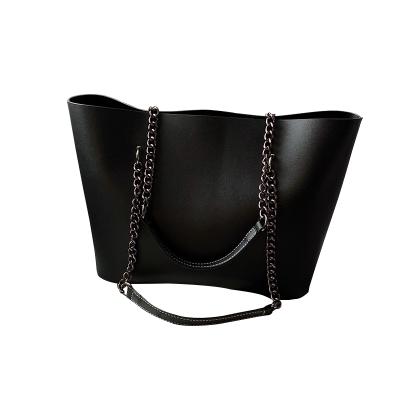 China 2021 New Lady Women Fashion Handbags Shoulder Black Tote Large Capacity Ladies Hand Bag With Custom Logo for sale