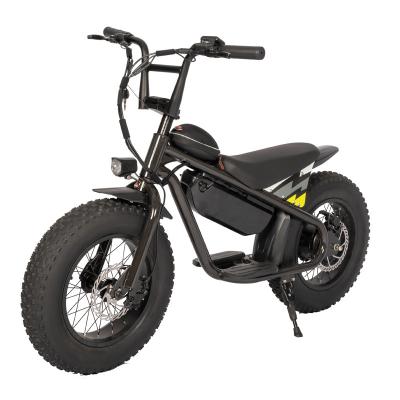 China Disc Brake Electric Kids Bike for Off-road Little Fat Tire Ripper 37km/h Max Speed for sale